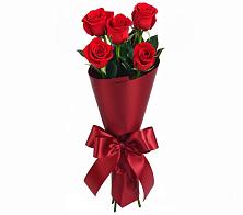 Букет 5 Красных роз Эдлесс Лав в Чебургольской
