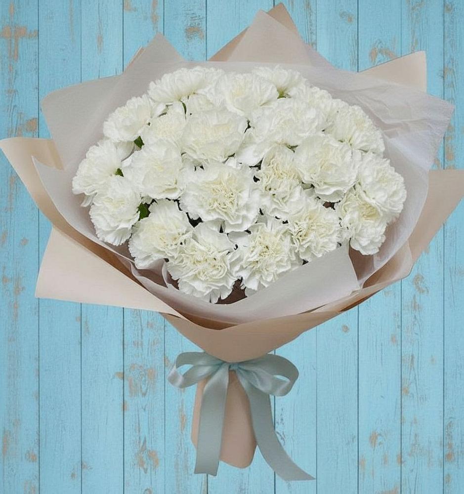 Букет цветов из: Гвоздики в Чебургольской