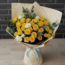 Букет цветов из:  Розы в Чебургольской