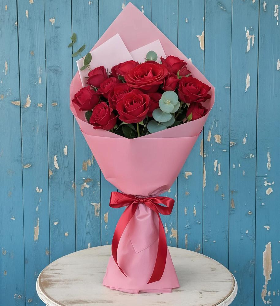 Букет цветов из: Розы в Чебургольской