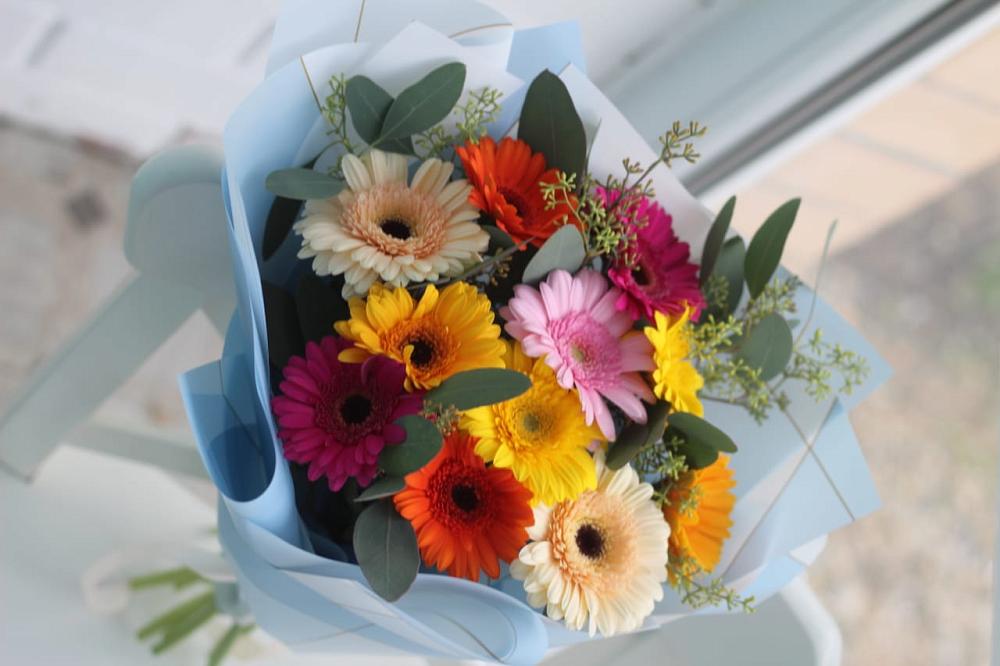 Букет цветов из: Герберы в Чебургольской