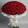 Букет 101 Красная роза Блэк Мэджик в Чебургольской