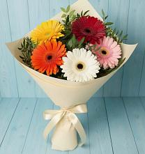 Букет цветов из:  Герберы в Чебургольской