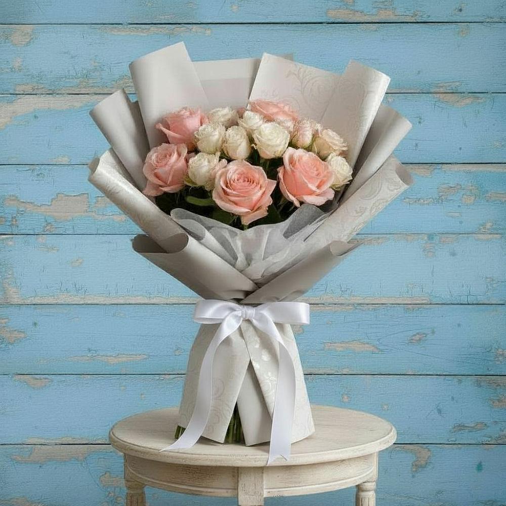 Букет цветов из: Розы в Чебургольской