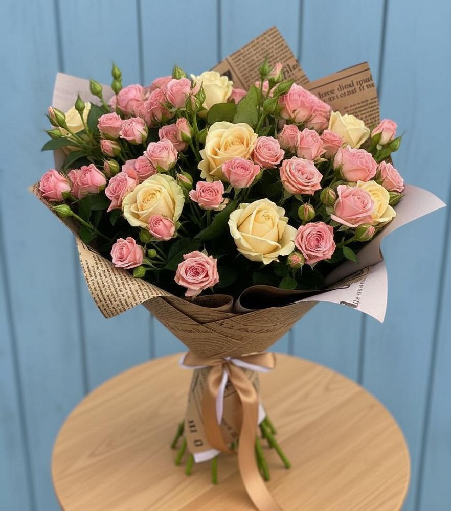 Букет цветов из: Розы в Чебургольской