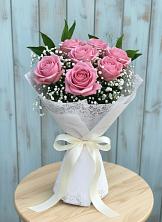 Букет цветов из:  Розы в Чебургольской