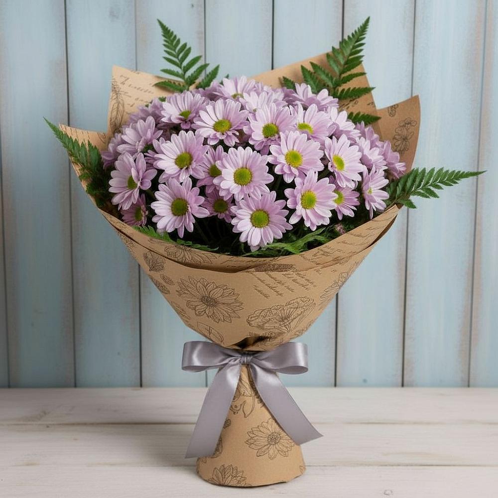 Букет цветов из: Хризантемы в Чебургольской