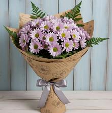 Букет цветов из:  Хризантемы #REPLACE_PRED# Чебургольской