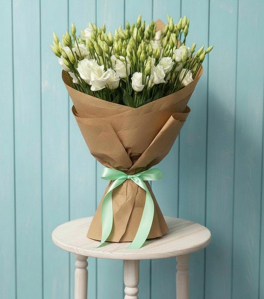 Букет цветов из: Лизиантусы в Чебургольской