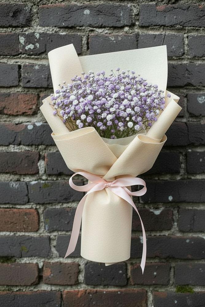 Букет цветов из: Гипсофила в Чебургольской