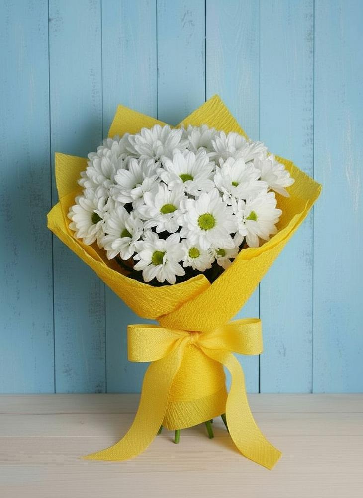 Букет цветов из: Хризантемы в Чебургольской