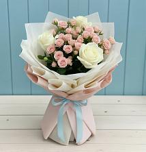Букет цветов из:  Розы в Чебургольской