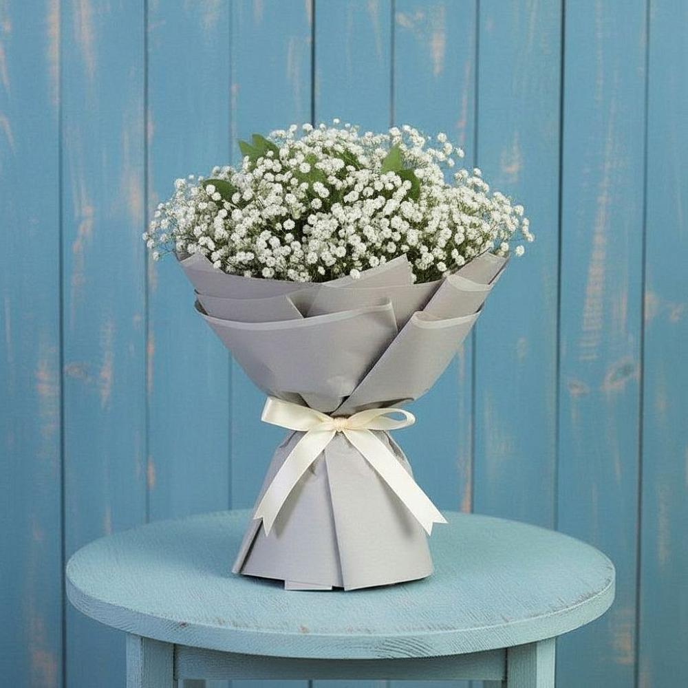 Букет цветов из: Гипсофила в Чебургольской