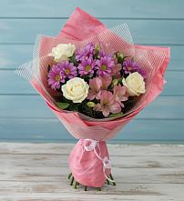 Букет цветов из:  Герберы #REPLACE_PRED# Чебургольской