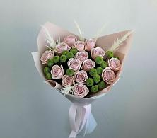 Букет цветов из:  Розы и Хризантемы в Чебургольской