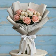Букет цветов из:  Розы #REPLACE_PRED# Чебургольской