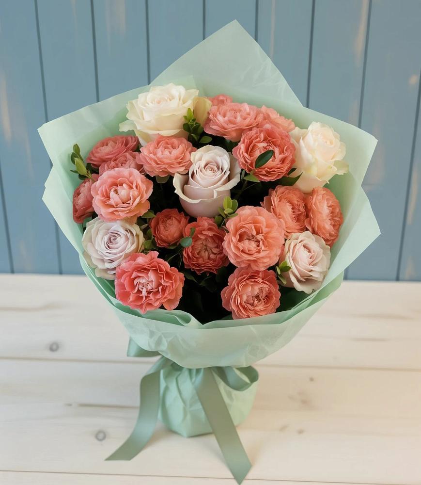 Букет цветов из: Розы в Чебургольской