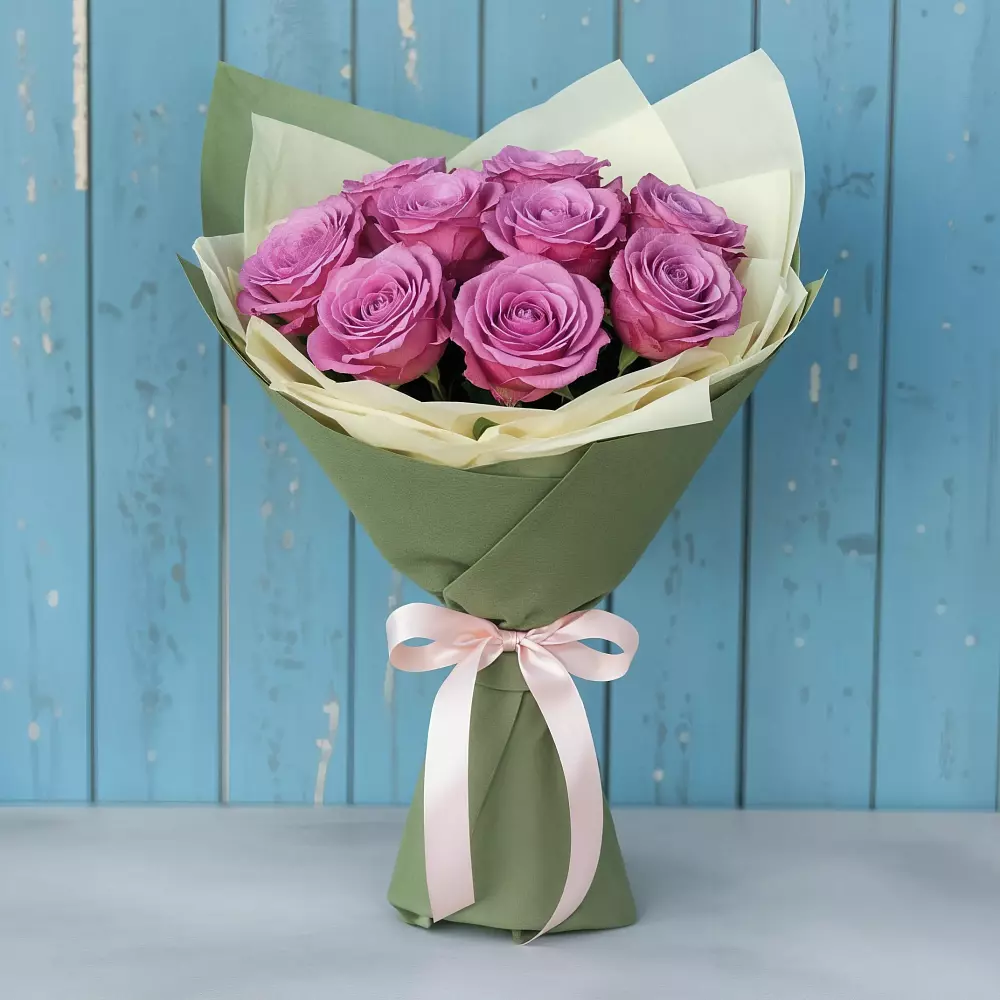 Букет Розы Фёрст Леди в Чебургольской