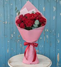 Букет цветов из:  Розы в Чебургольской