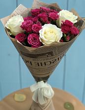 Букет цветов из:  Розы в Чебургольской