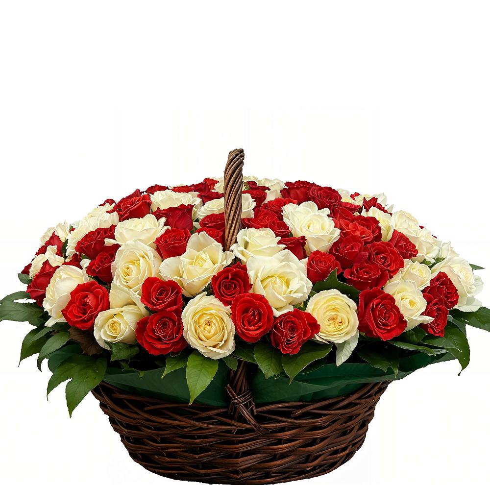 Премиум букет из: Розы в Чебургольской