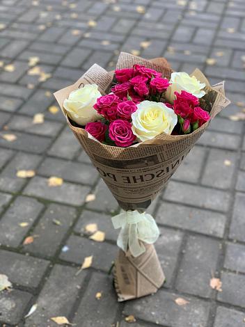 Букет цветов из: Розы в Чебургольской