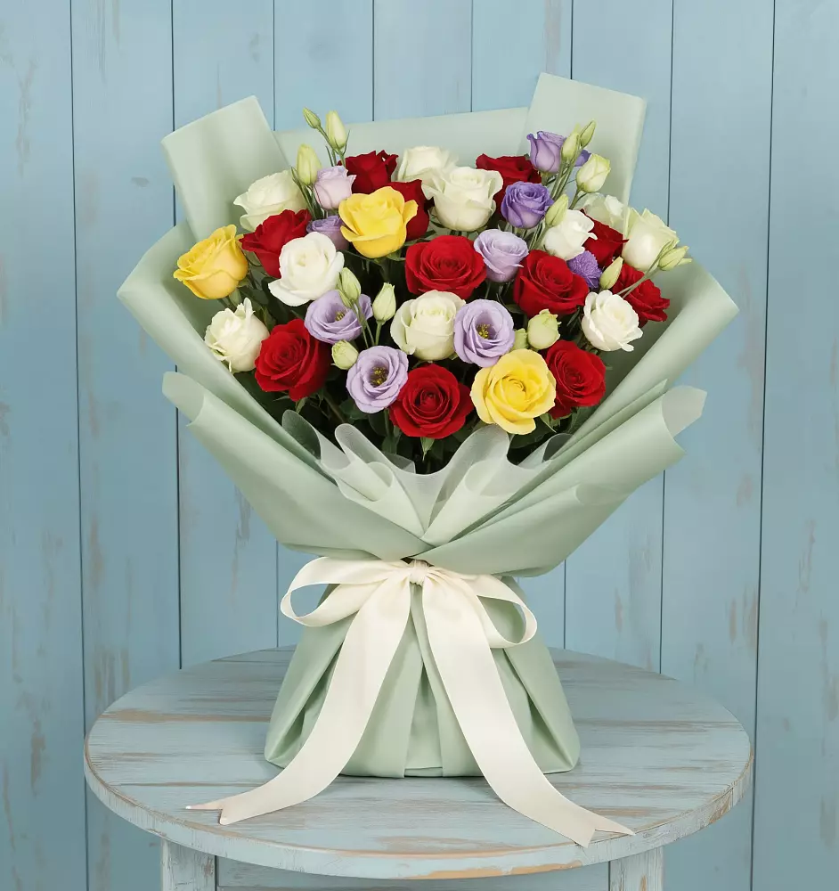 Букет цветов из: Розы в Чебургольской