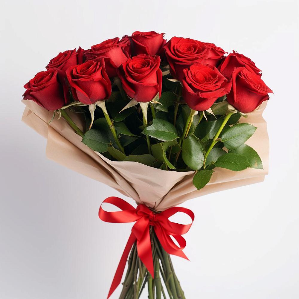 Букет 11 Красных роз Эдлесс Лав в Чебургольской