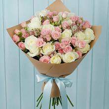 Букет цветов из:  Розы в Чебургольской
